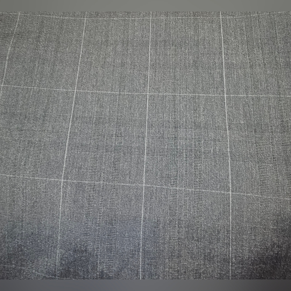 Attention gray windowpane pants. Size 4. Regular length. Modern fit - Picture 3 of 5